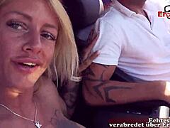 German MILF gets sloppy and fucked by a lucky guy