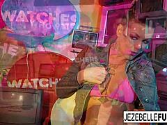 Meztelen leszbikusok: Jezebelle és Leyas érzéki leszbikus találkozása