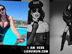 Liza nagy mellei és szexi fehérneműje látható ebben a kézimunkás videóban