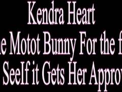 หน้าอกและการเล่นเดี่ยว: Kendras Motor Bunny Masturbation