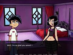 Danny Phantom ve Amity ile gotik seks