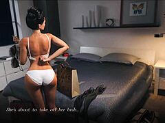 Jogo POV com sexo 3D interativo: senhoria milf dá uma punheta e muito mais