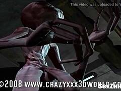 Zrelá mama sa masturbuje v 3D animácii na Sexzink.com