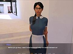 Ibu matang mendapat seks anal dari pegawai polis dalam permainan 3D