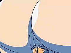 Egy animációs tinédzser szexuális tevékenységet folytat egy mellkas, érett nővel