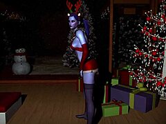 Спарна удовица сензуално плеше у спаваћој соби за Божић