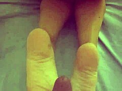 Массаж с фетишем на ноги зрелых женщин