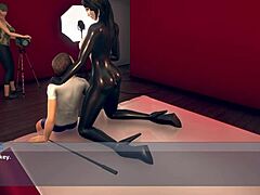 Dojrzałe MILFy angażują się w erotyczną grę 3D