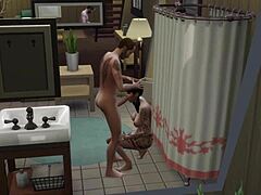 Milf and mom get wicked in Sims 4 squirting adventure