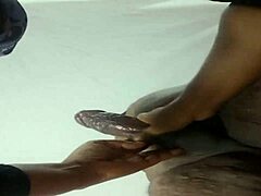 Hindi housewife submits to big cock while standing