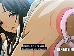 Japanese mature women's extramarital affairs depicted in animated bound Hentai