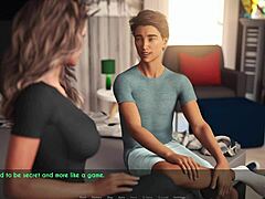 Stiefmoeders verleiden in een 3D hentai spel