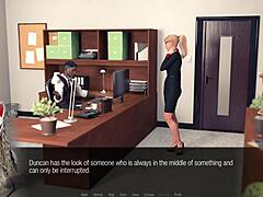 Jessica Oneils, bölüm 4'te yoğun bir ofis playthrough yapıyor