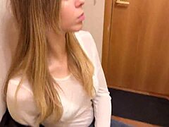 Stepdaughter's babysitter gives me a blowjob in the car while waiting for a taxi - MILFetta and Michaelfrostpro