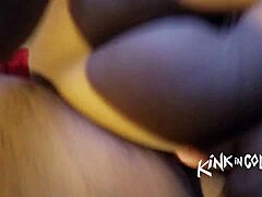 Big tit mom gets fucked hard and double cumshot