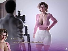 Vällustig amerikansk MILF med stora bröst i 3D hentai