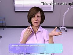 Η 50χρονη ώριμη γυναίκα βιώνει ευχαρίστηση κατά τη διάρκεια της γυναικολογικής εξέτασης - ένα παιχνίδι 3D με γυναικολογικές ιστορίες