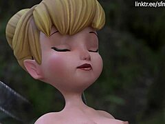 Potężny kutas spotyka dojrzałą Tinkerbell w filmie 3D SFM