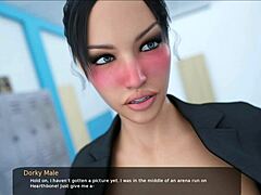 Gameplay video game dewasa dan payudara besar bergaya anime di Milfy City Cap 63