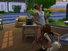 En fremmed kommer ind i vores hjem for at læse en parodi på The Sims 4 af The Bible