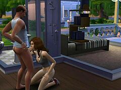 Følelsesmessig fantasi: En fremmed kommer inn i hjemmet vårt for å lese en parodi på Sims 4 av Bibelen