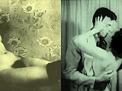 En mogen brittisk kvinna utforskar sina sexuella begär i Dark Lantern Entertainments vintage blowjob-video