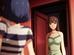 Animación hentai sin censura de una milfa tetona siendo atrapada