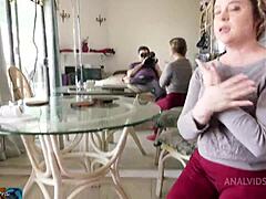 Stepmom in charge gives stepson a taste of anal creampies