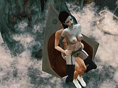 Хэллоуин 2022 в Sims 4 часть 1: чувственная и эротическая версия вампирских желаний
