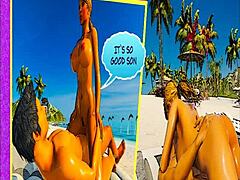 Desene animate porno cu mama vitregă și fiul pe o plajă pentru nudiști