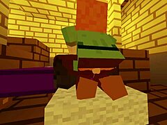 Kokoelma Minecraft sexmod hentai-kohtauksia, joissa on isoja perseitä ja rintoja