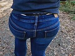 Homemade whale tail video of a curvy mom