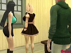 În acest videoclip porno anime, Sasori și Hinata îl călăresc pe rând