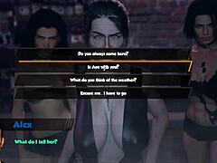 Интерактивная порно игра с развратной вампирской девушкой
