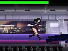 日本のヘンタイゲームでは、隠しスパイが複数人に犯される様子が登場します。