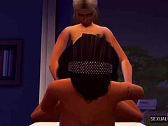 3D 애니메이션 가족 섹스: 스텝맘이 마사지를 하면서 흥분하고 을 원한다 - 레즈비언 엄마들