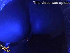 Ebony MILF's big ass bounces in HD video